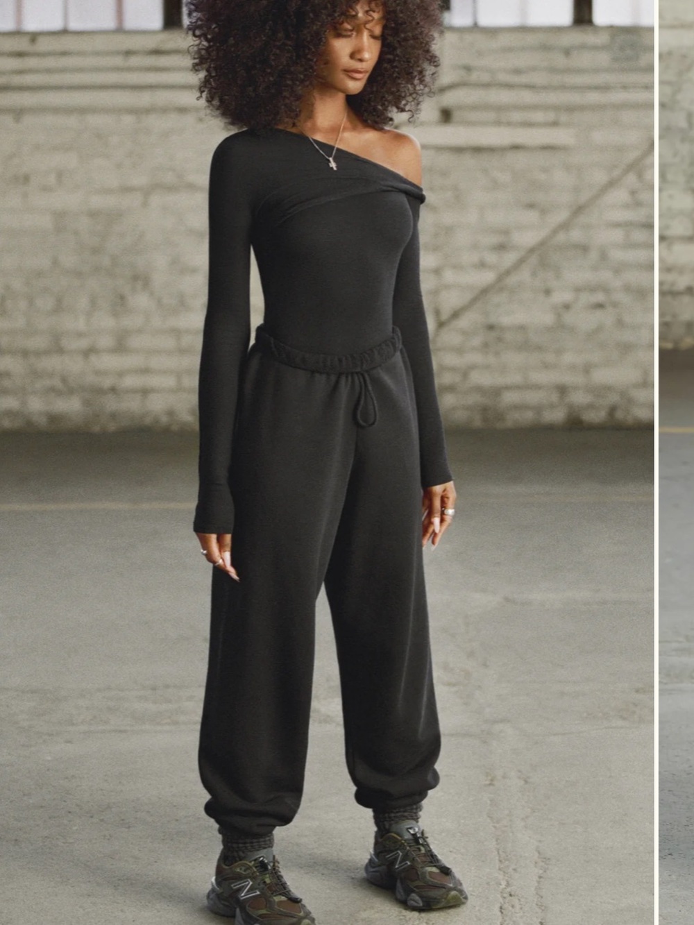 JOAH BROWN OVERSIZED JOGGER
